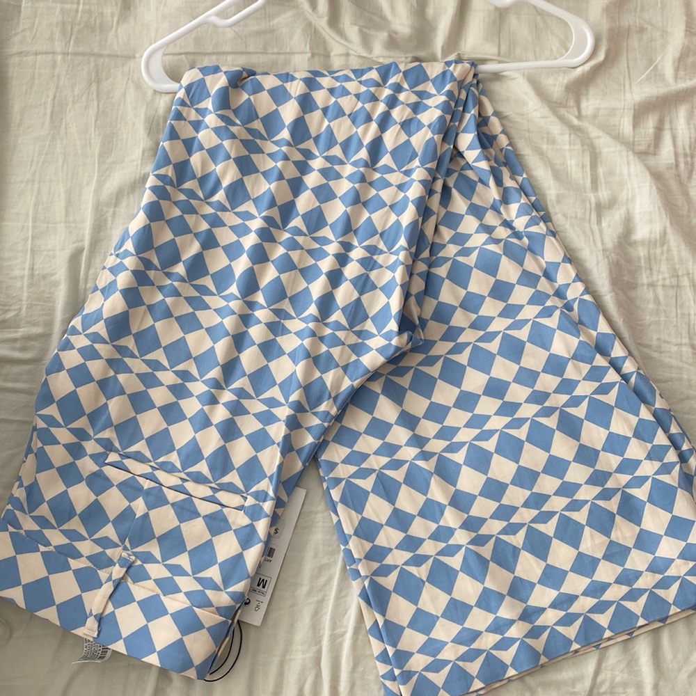 Zara blue print pant- NWT